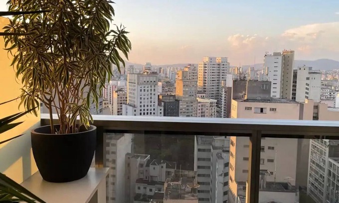 Republica Apartment | Studio com Vista Incrível 22º Andar