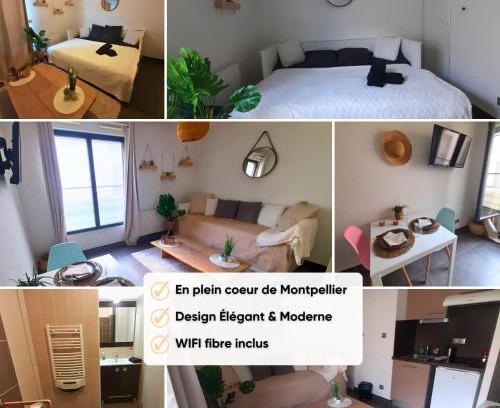 Montpellier-Centre Apartment | Studio cosy bohème au coeur de Montpellier