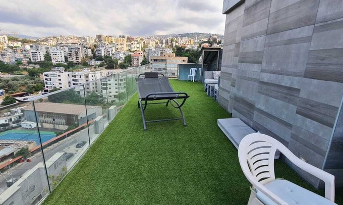 Dbayeh Apartment | Studio duplex gazon sea view Dbayeh Prime location
