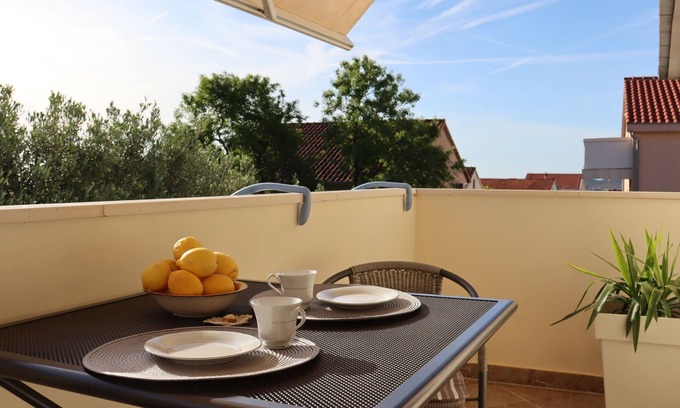 Orebic Apartment | Studio flat with terrace Orebić, Pelješac (AS-10082-b)