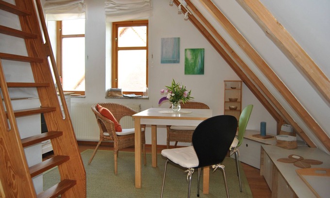 Gremersdorf Apartment | Studio with sleeping gallery 7 km from the nearest beaches