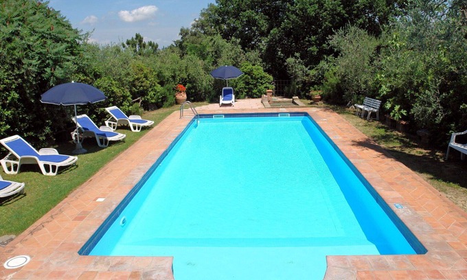 Montopoli in Val d'Arno Villa | Stunning private villa for 9 guests with private pool, WIFI, TV, patio, pets allowed and parking