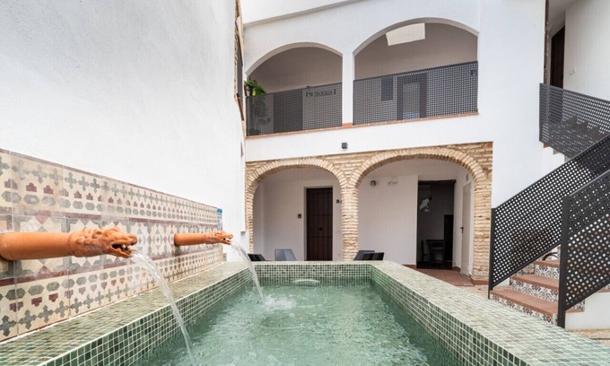 San Francisco-Ribera Apartment | Stunning Andalusian Oasis with Terrace & Pool