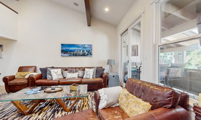 Incline Village House | Stunning mountain retreat with pool, balcony views, & fireplace - near skiing