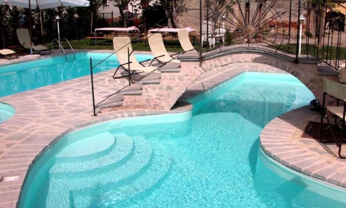 Piosina Villa | Stunning private villa with WIFI, hot tub, A/C, private pool, TV, veranda, panoramic view, parking
