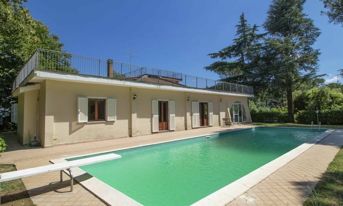 Rocca Priora House | Stunning private villa for 14 people with WIFI, private pool, TV, patio and parking