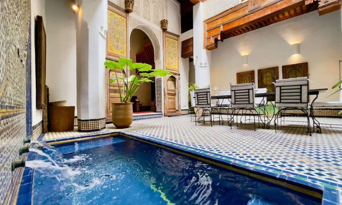Dar Tazi House | Stunning Retreat in Fez Medina with Views & Pool