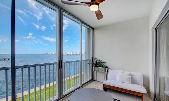Riviera Beach Condo | Stunning views of the widest part of the intercoastal waterway await you!
