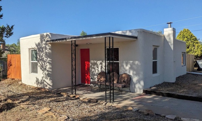 Cortez House | Stylish Adobe house, private yard & parking in downtown Cortez