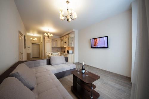 Obolon' Apartment | Stylish Panoramic apartments Dnipro Sail riverside