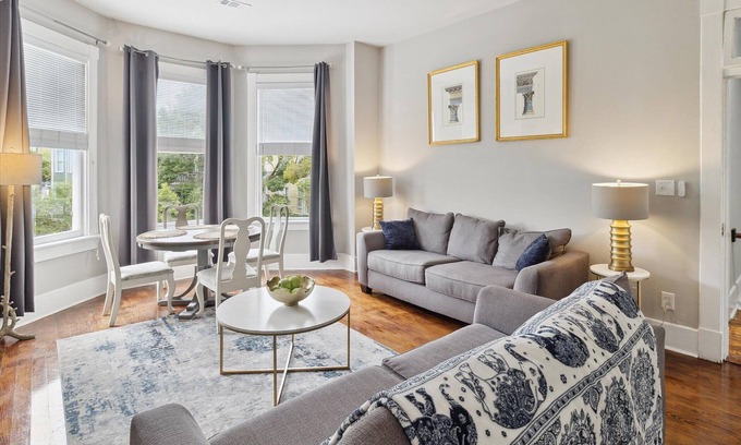 Dixon Park Apartment | Stylish Updated Home w/Parking Near Forsyth Park by Lucky Savannah