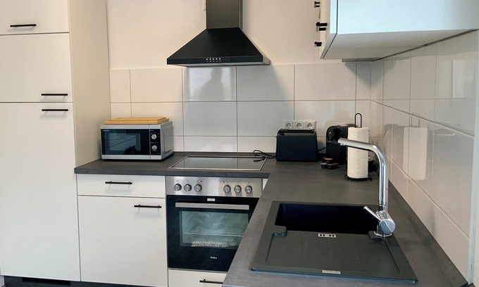 Beltheim Apartment | Stylish with a view of the countryside