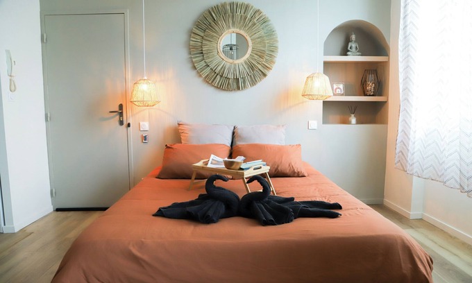 Jacquard - Prefecture Apartment | Suite Serenity Room Spa- Balnéothérapie