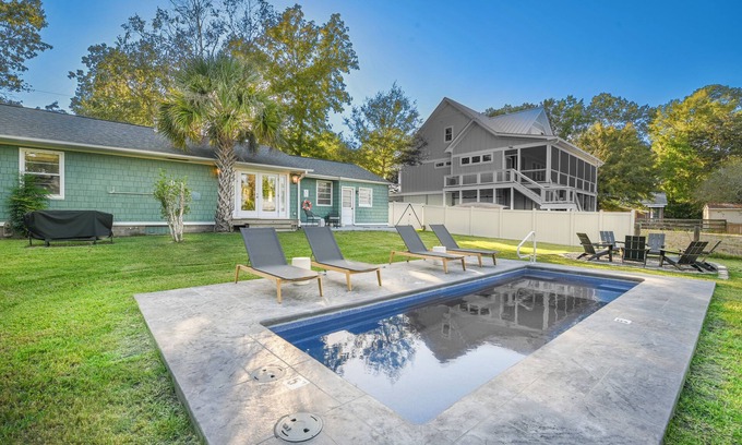 Hanahan House | Summer Sale! 3BR Marsh & River view home with private pool