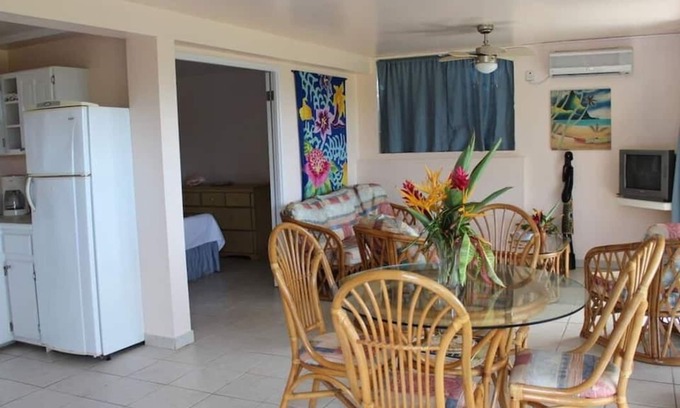Bonne Terre Apartment | Sun West Villa, BonneVue - Sleeps 2 with Shared Pool and Caribbean View