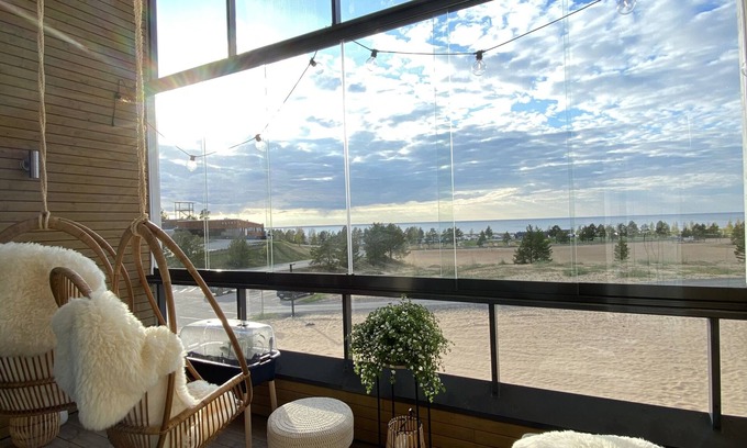 Kalajoki Apartment | Sunbeach apartment with seaview, sauna and the best location