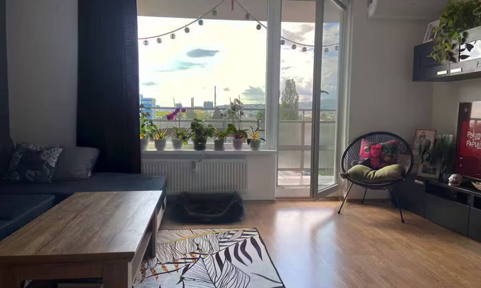 Nove Mesto Apartment | Sunset view, near the airport & private parking
