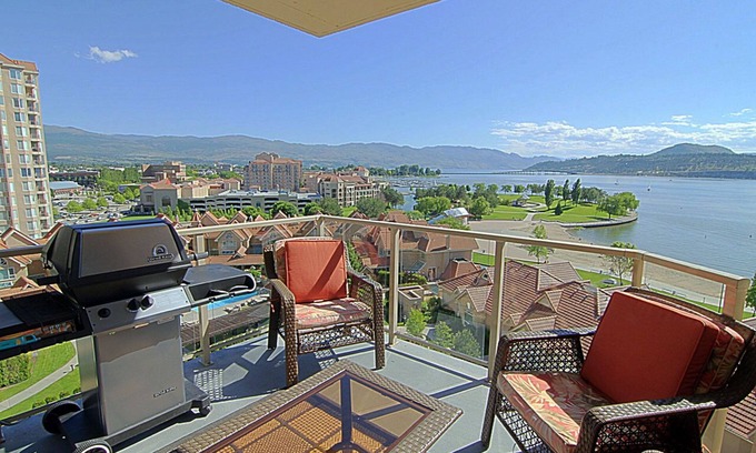 North End Condo | Sunset Waterfront Resort 9. Luxury Lakeside, Stunning 3 bed/2bath Kelowna Condo.