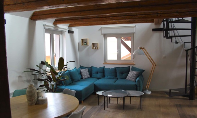 Andolsheim Apartment | Superbe Duplex Atypique Dans Maison Alsacienne Rénovée !