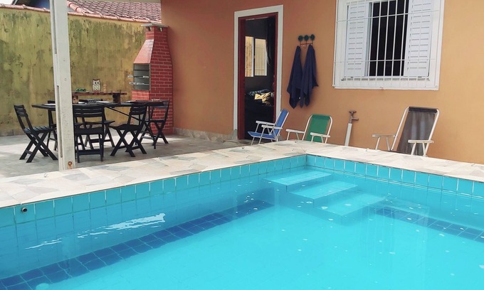 Iguape House | Swimming pool | Barbecue | Gourmet area - Iguape/SP