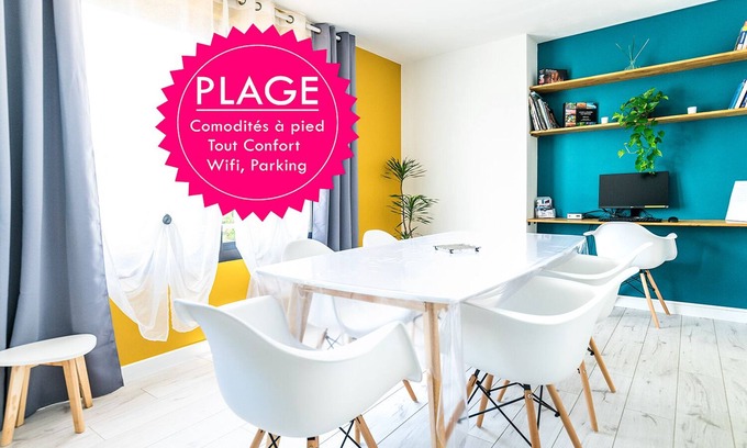 Centre-Ville Apartment | T2 Cozy 100m from the beach and all amenities