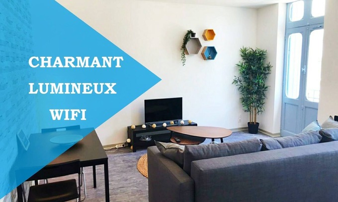 Valence Apartment | T2 LES ARCADES ★ PLEIN CENTER ★ LUMINEUX ★ WIFI