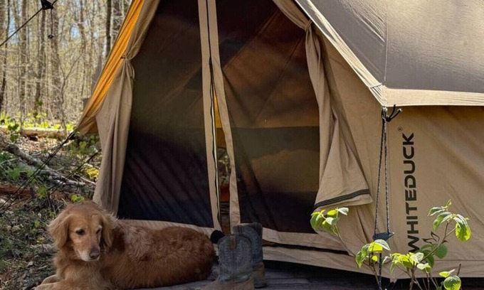 Indian Lake RV Rental | Tent in Indian Lake+Pet Friendly+Brookside