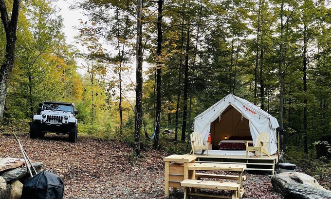 Claremont RV Rental | Tentrr Signature Site - Tranquility Plateau Signature Site