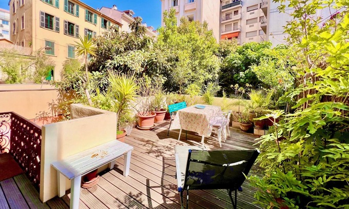 Jean-Medecin Apartment | Terrace Esprit - Grimaldi/Promenade des Anglais