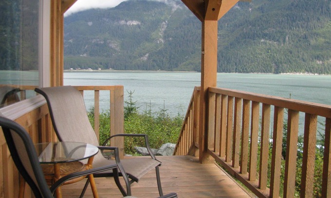 Haines Cabin | The Gathering Place Cabin #2, rustic cabin on the water, close to Chilkoot River