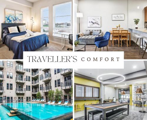 Fort Worth Apartment | The Grand Urban Haven, 2 Bedroom, Pool, Gym, Parking