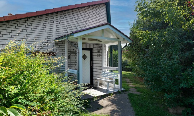 Kaltenhof House | The holiday semi-detached house is on a plot of over 600m², fenced in with a bar