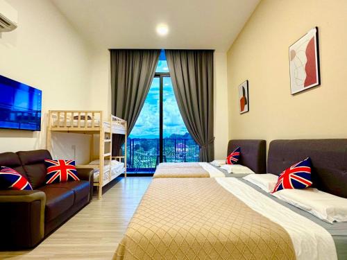 Taman Charming Apartment | The Podium-Studio-Free 1 Parking-6 Pax-D335B