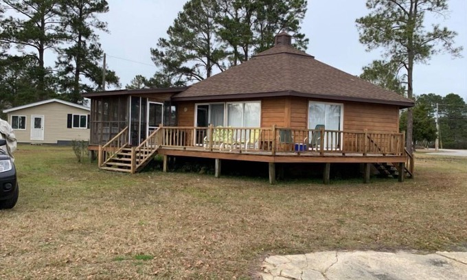 Summerton Cabin | The Round House on Potato Creek at 1256 Quackenbush Road