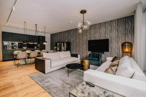 Bad Saarow Apartment | TheChipp - Designapartment mit Seeblick, Pool, Sauna & Kamin