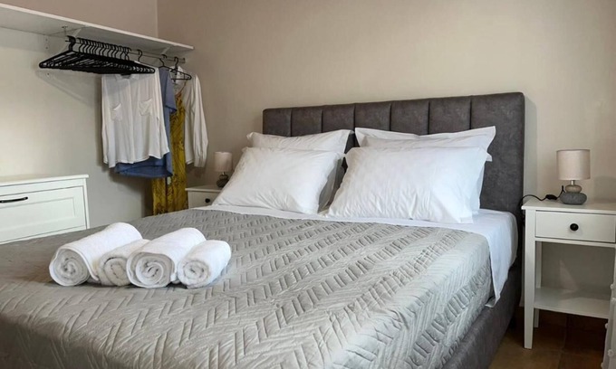 Raches Apartment | This modern and stylish apartment is located in the center of Christos, Raches.