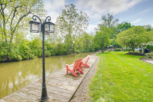 Nashport House | Thornville Home with Boat Dock On the Lake!