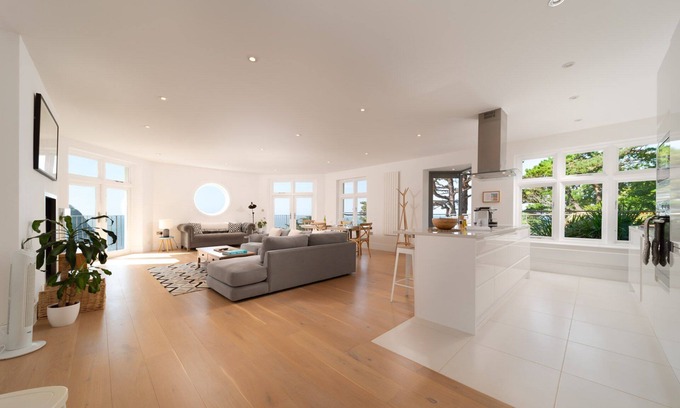 Lynmouth Apartment | Tide View, a luxury two bedroom, pet friendly holiday apartment sleeping four in Lynmouth, complete
