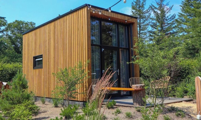 Olburgen House | Tiny house with sleeping loft and terrace