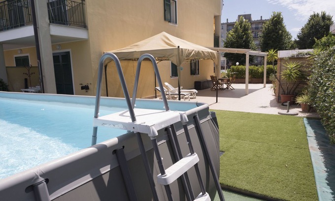 Albenga Apartment | Tiziana House with large patio, private pool and reserved parking.