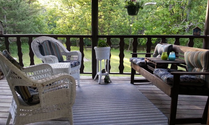 Amherst Cabin | Tomorrow River Ridge Cabin, Private, Cozy and On Water