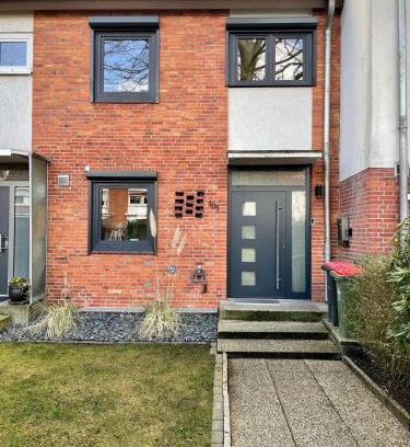 Langenhorn Apartment | Top ausgestattetes Reihenhaus in zentraler, ruhiger & grüner Lage