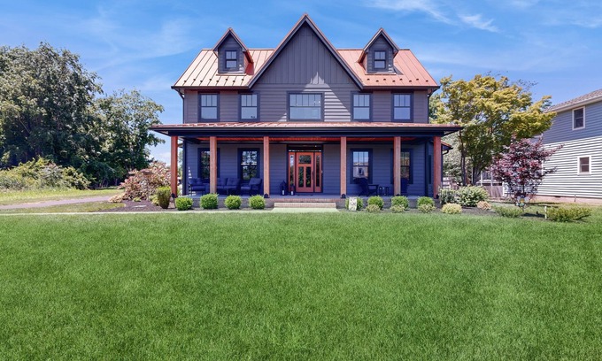 Lewes House | Town of Lewes home with private pool, patio and balcony