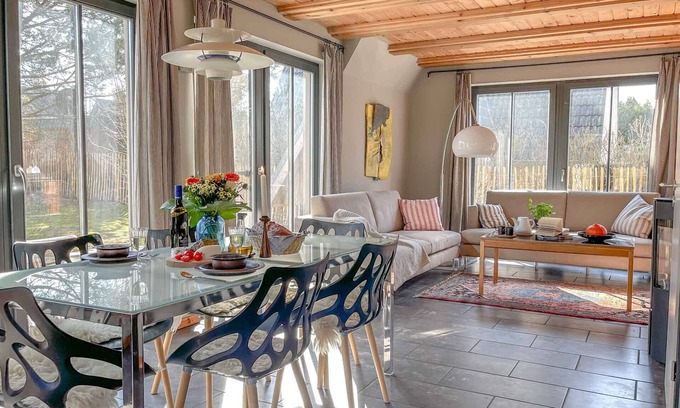 Quilitz House | traumHaff beach house on Achterwasser. Design & Art on Usedom, with fireplace & sauna