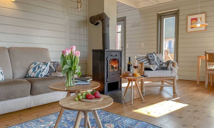 Luckow House | traumHaff® Dreamy pilots romantic Baltic Sea, private NORDICSPA, fireplace, boat