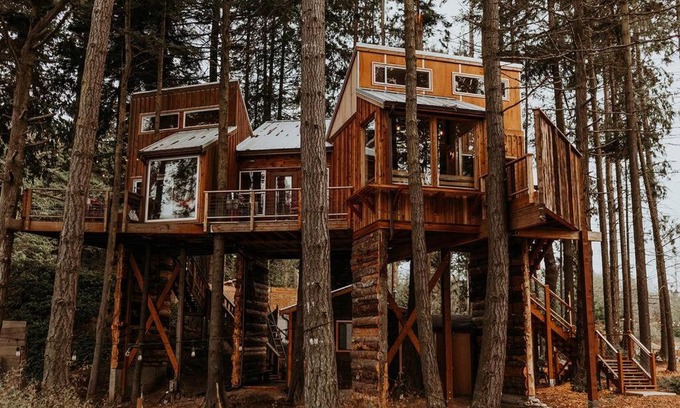 Port Angeles House | Treehouse on the Water -Eagles Nest-20 ft high