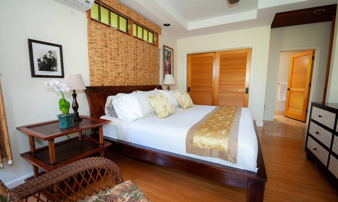 Bayview Condo | Tropical Rendezvous Suite - Luxury Studio in tropical gardens with koi ponds.