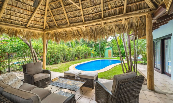 Playa Langosta Villa | Tropical Retreat - Private Pool, Steps To Beach 2 Bedroom Villa by RedAwning