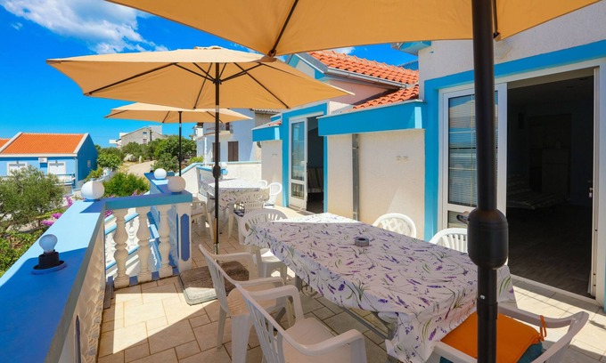 Sveti Petar Apartment | Two bedroom apartment with terrace and sea view Sveti Petar, Biograd (A-24702-d)