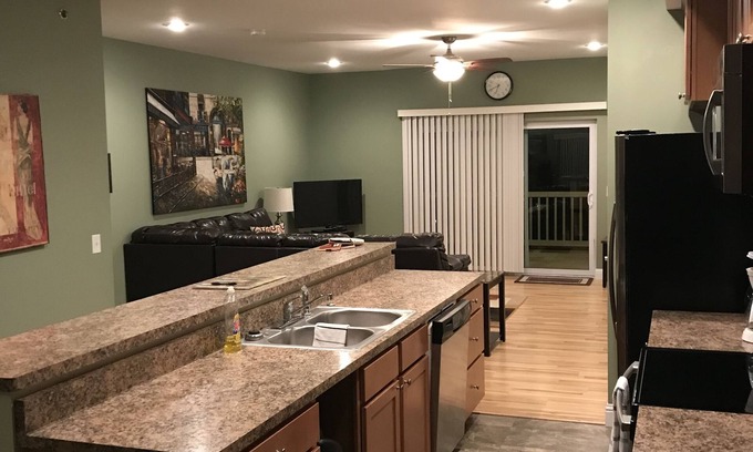 Grafton Condo | Two bedroom, 2 1/2 bath Condo. Great River Views & Pool!
